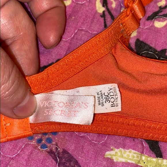 Orange Body by Victoria lined bra 36C - Picture 3 of 3